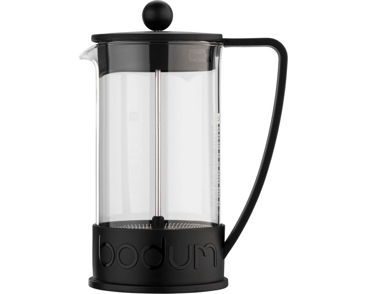 BODUM Brazil - french press - black - Size 16 x 10.6 cm - Height 22 cm - 1 L