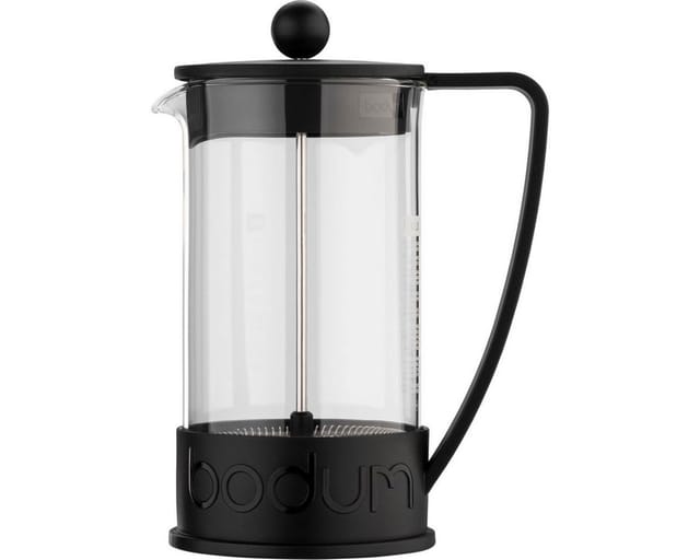 BODUM Brazil - french press - black - Size 16 x 10.6 cm - Height 22 cm - 1 L