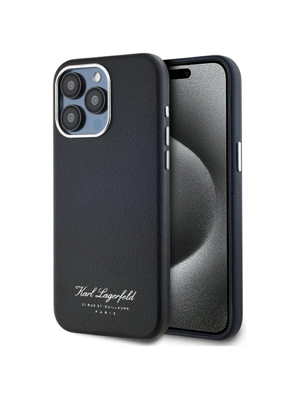Karl Lagerfeld hotel RSG iPhone 15 Pro case - black