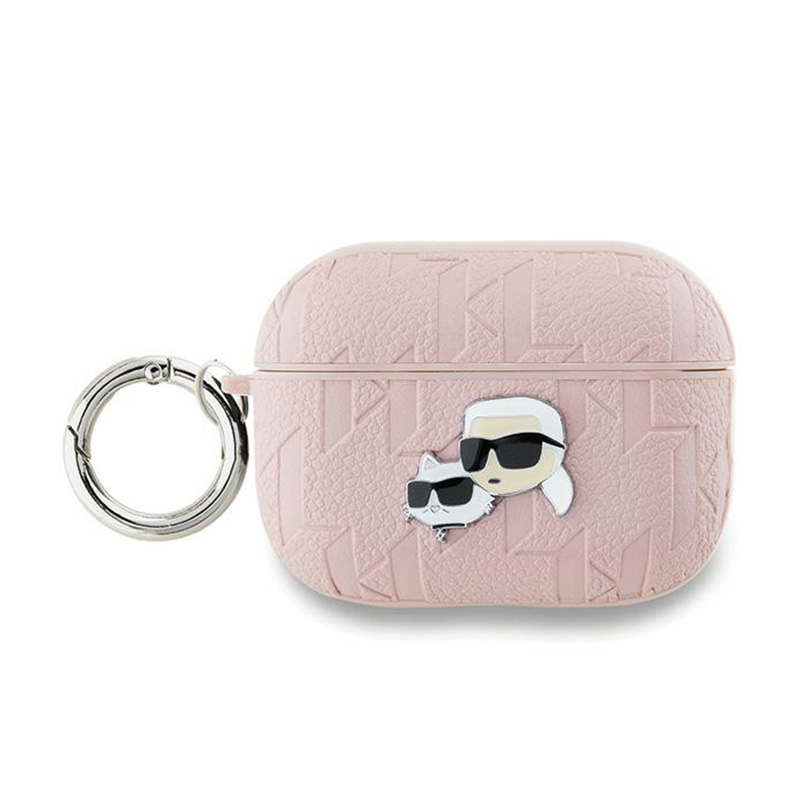 Karl Lagerfeld Monogram Karl & Choupette Head case for AirPods Pro 2 - pink
