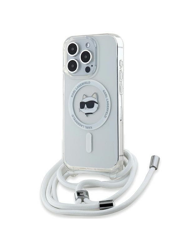 Karl Lagerfeld IML Choupette Head & Cord MagSafe case for iPhone 14 Pro Max - transparent