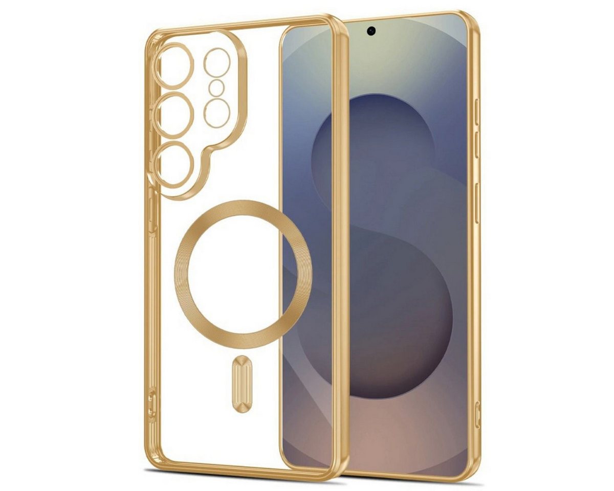 Tech-Protect MagFlex Case for Samsung Galaxy S26 Ultra - Clear Gold Bild 4