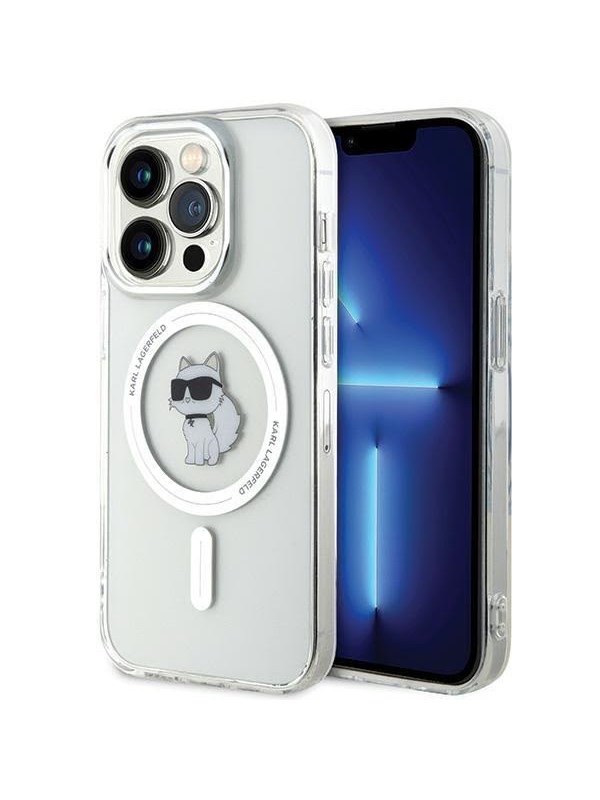 Karl Lagerfeld IML Choupette MagSafe case for iPhone 14 Pro - transparent