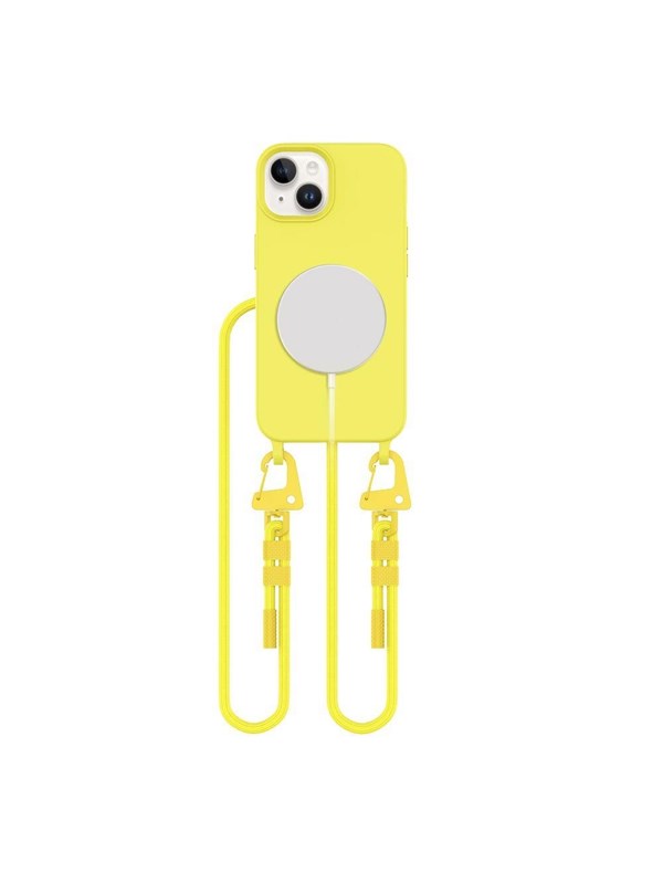 Tech-Protect Magnecklace MagSafe Case for iPhone 14 - Yellow