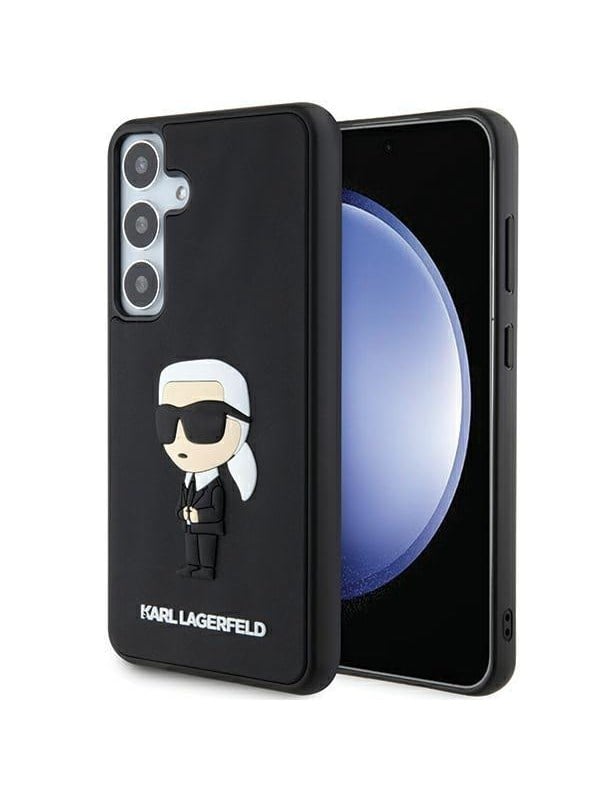 Karl Lagerfeld 3D Rubber Ikonik case for Samsung Galaxy S24 - black