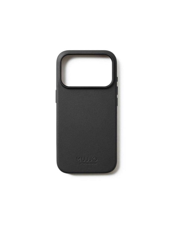 Mujjo Leather Case for iPhone 17 Pro - Black