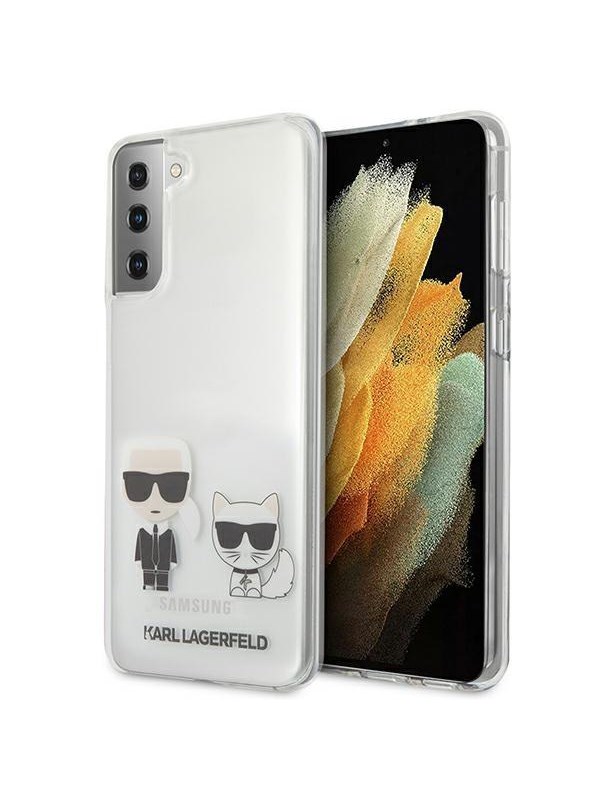 Karl Lagerfeld Karl&Choupette Case for Samsung Galaxy S21+ - Transparent