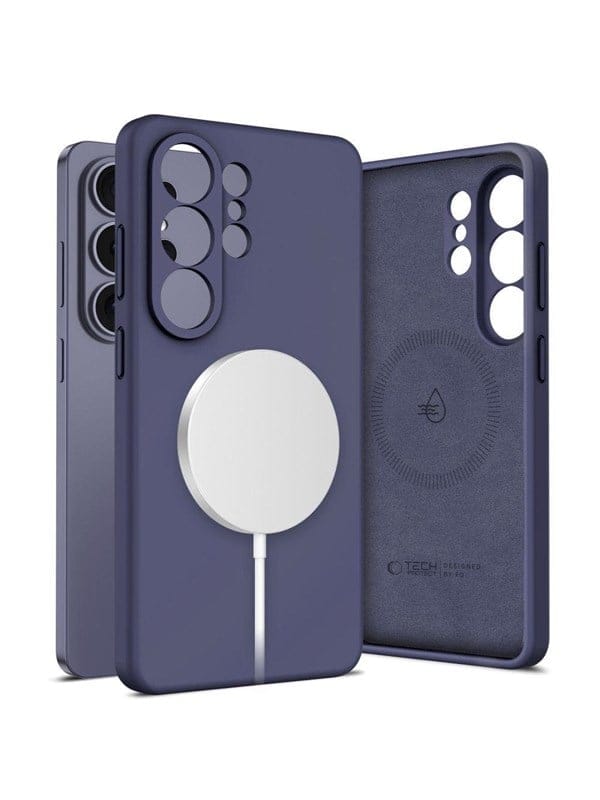 Tech-Protect Silicone MagSafe Case for Samsung Galaxy S26 Ultra - Purple
