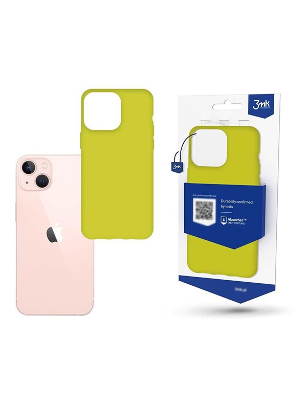3mk Case for iPhone 14 from the Matt Case Series - Lime Green