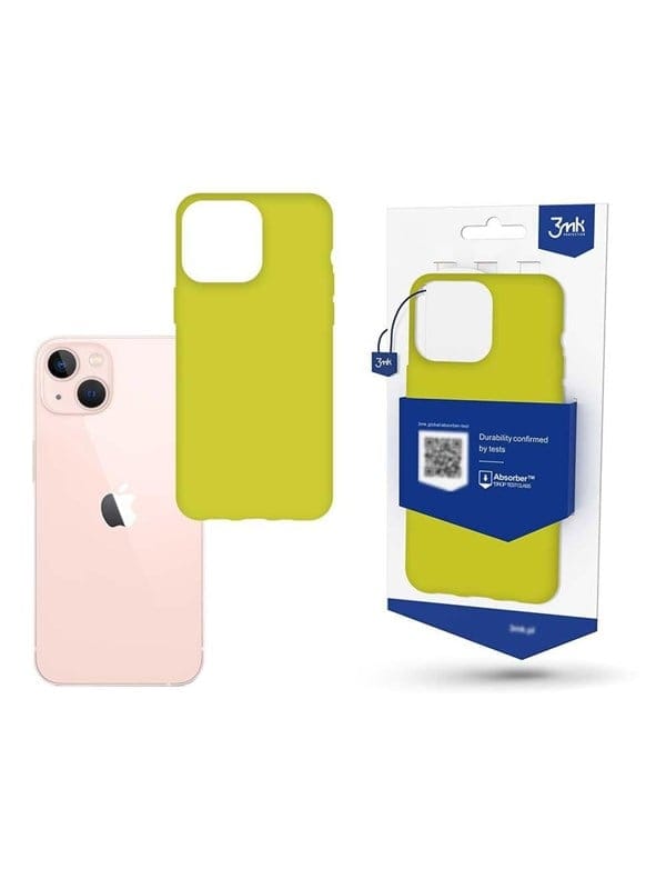 3mk Case for iPhone 14 from the Matt Case Series - Lime Green