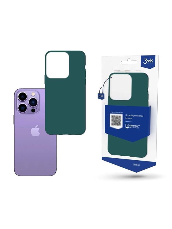 3mk Case for iPhone 14 Pro Max from the Matt Case Series - Dark Green