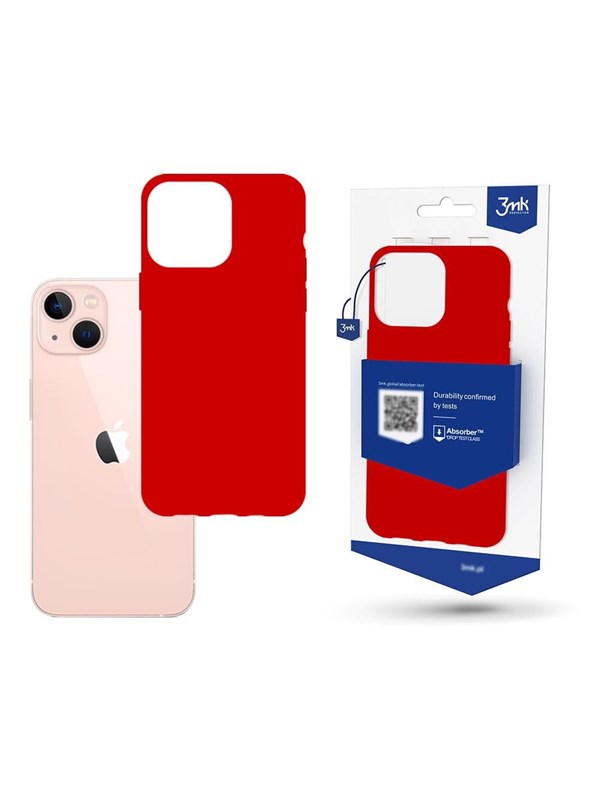 3mk Case for iPhone 14 Plus from the Matt Case Series - Red