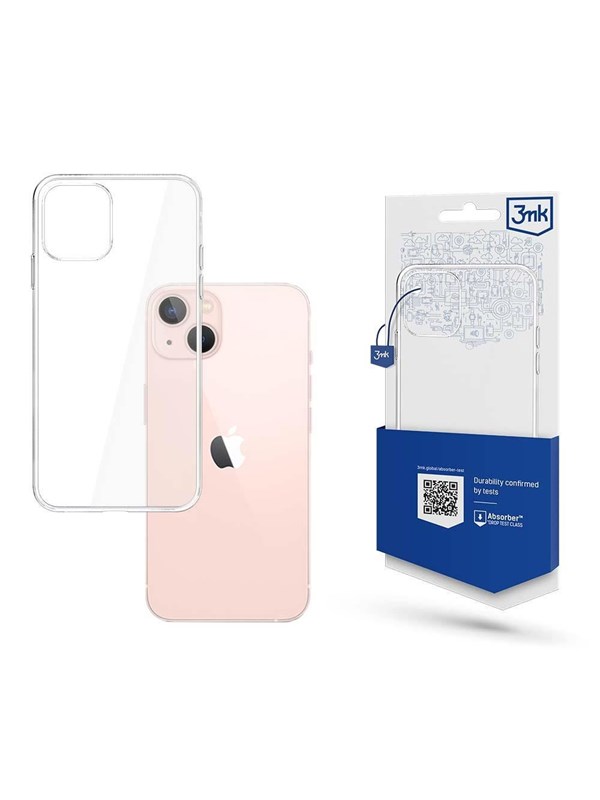 3mk Case for iPhone 14 Plus Silicone Series Clear Case - Transparent