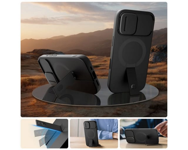 Tech-Protect Kevlar Aura MagSafe Case for iPhone 17 - Black