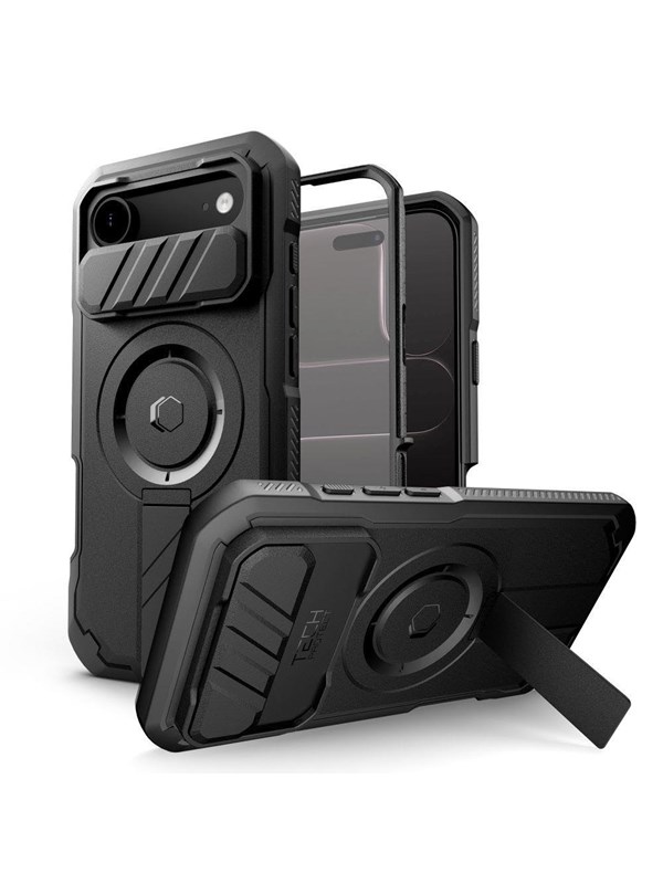 Tech-Protect Kevlar MagSafe Case for iPhone 17 Air - Black