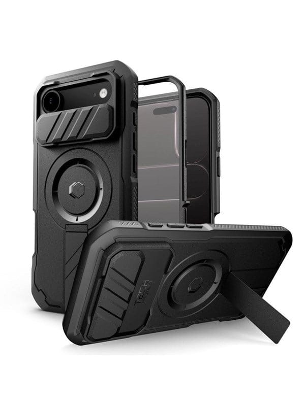 Tech-Protect Kevlar MagSafe Case for iPhone 17 Air - Black
