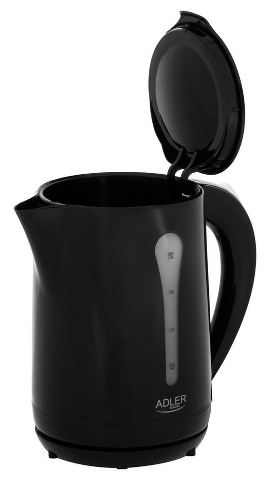 Adler Wasserkocher AD 1244 - kettle - black - Schwarz - 2200 W