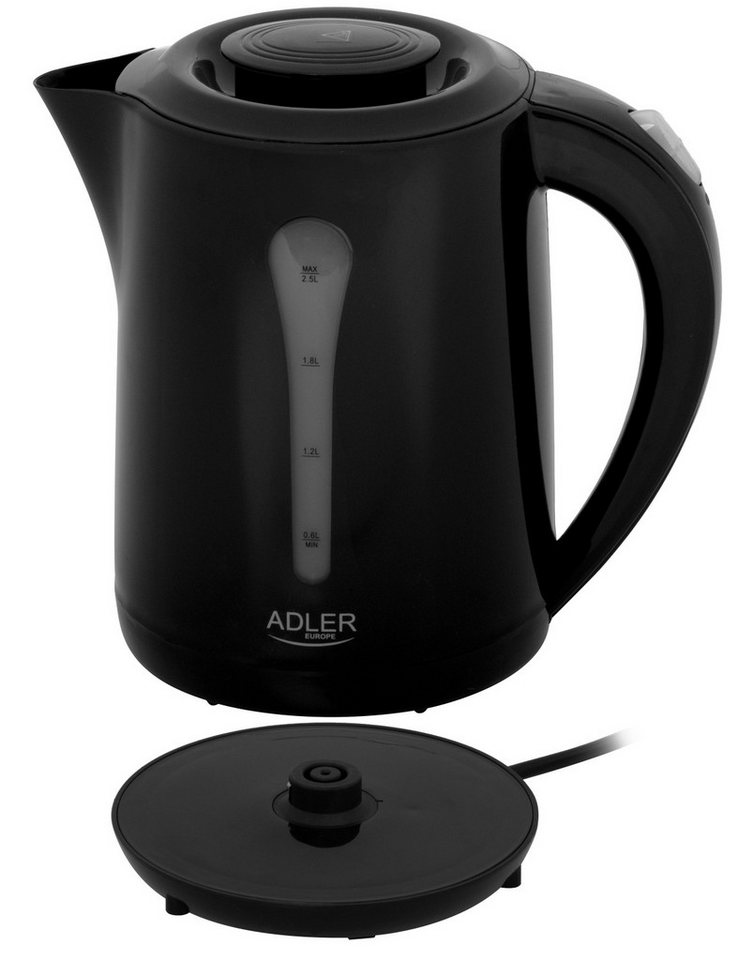 Adler Wasserkocher AD 1244 - kettle - black - Schwarz - 2200 W Bild 3