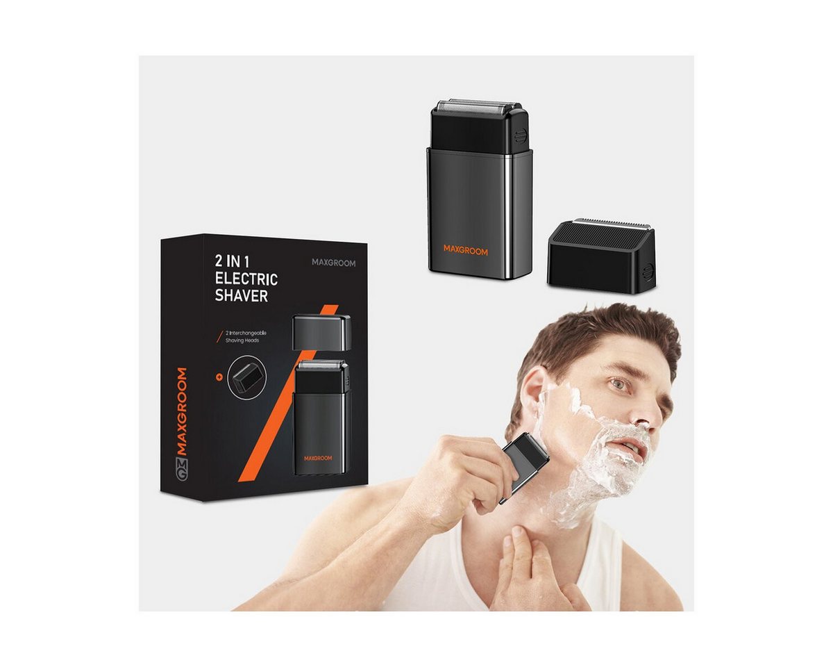 MAXGROOM Rasierapparate ZG-F5580 2-in-1 Electric Shaver - Black Bild 3