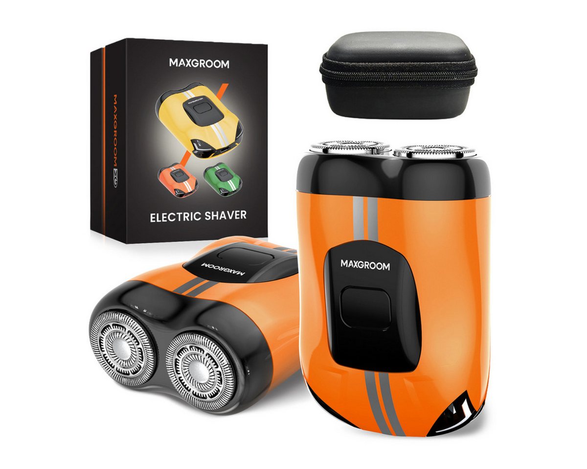 MAXGROOM Rasierapparate M-501 Electric Shaver - Orange Bild 2