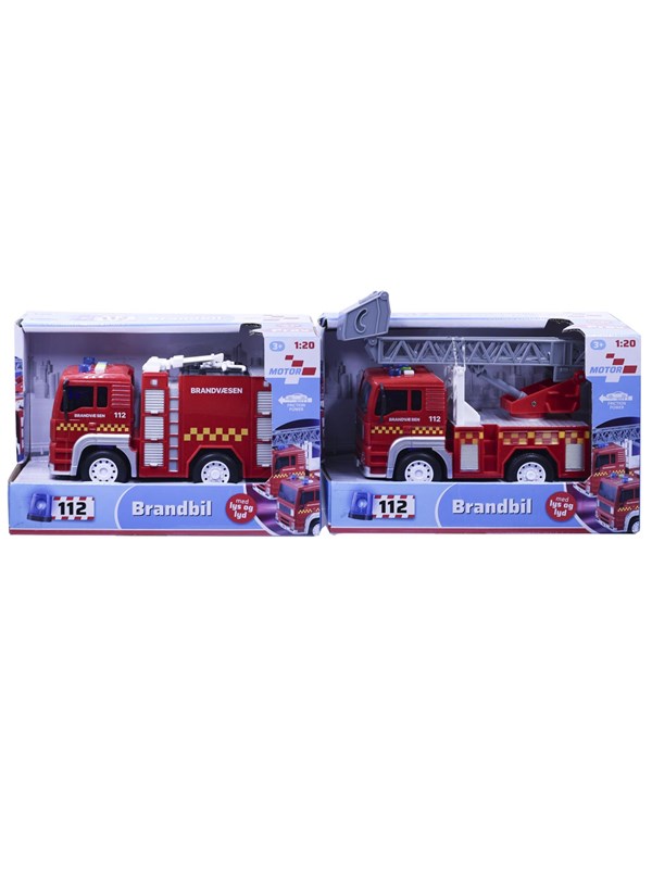 Impulse Toys Brandbil m/lys og lyd 18cm - assorteret
