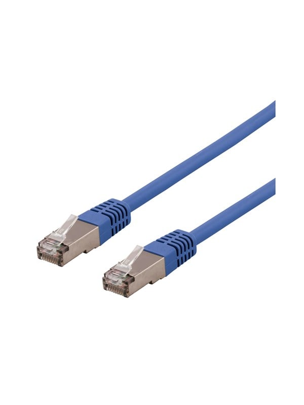 Deltaco SFTP-61BH - patch cable - 1 m - blue - Blau - 1m