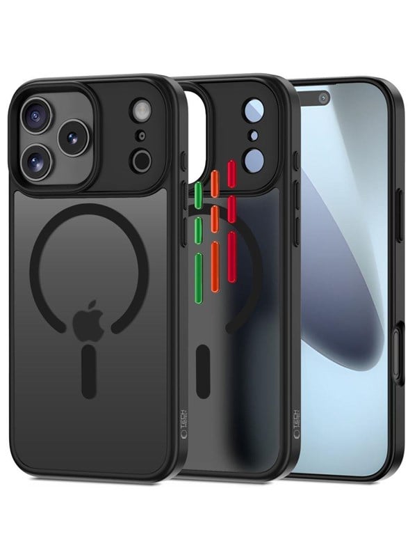 Tech-Protect MagMat XT 4-set MagSafe Case for iPhone 17 Pro - matt black