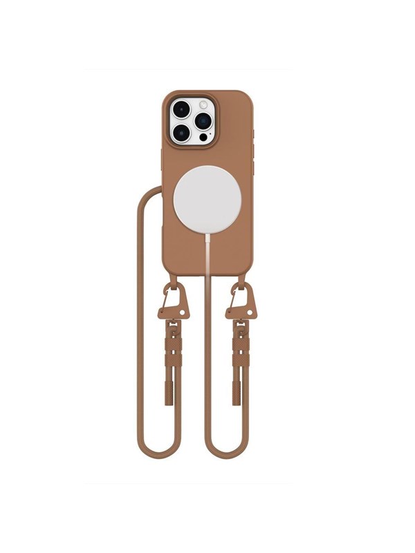 Tech-Protect MagNecklace MagSafe Case for iPhone 16 Pro - Brown
