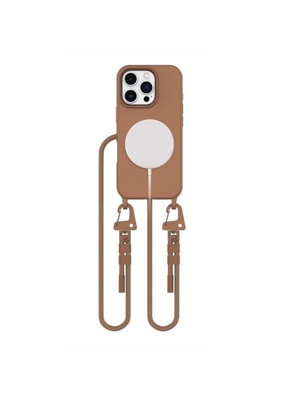 Tech-Protect MagNecklace MagSafe Case for iPhone 16 Pro - Brown