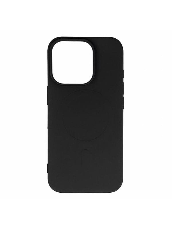 Hurtel Liquid Silicone Case MagSafe for iPhone 16 Pro Max - Black