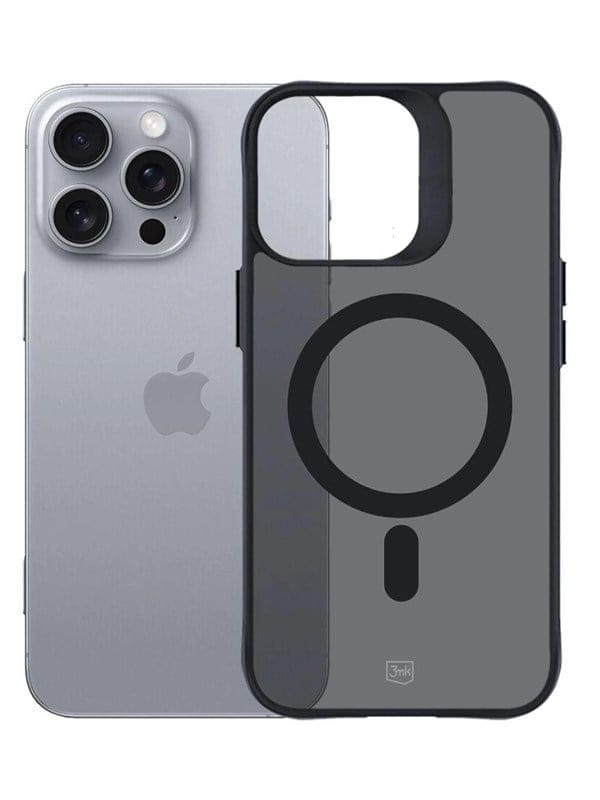 3mk Smoke MagCase with MagSafe for iPhone 16 Pro Max - Semi-Transparent