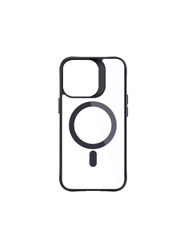 3mk Satin Armor MagCase with MagSafe for iPhone 14 Pro Max - Clear with Black Frame
