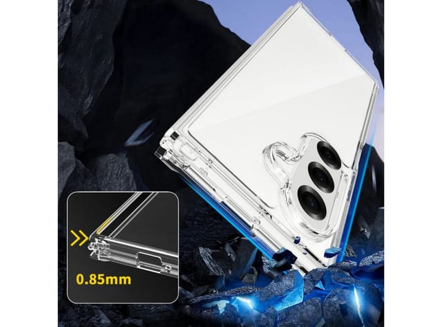 Tech-Protect FlexAir Hybrid Case for Samsung Galaxy Z Fold 7 - Transparent