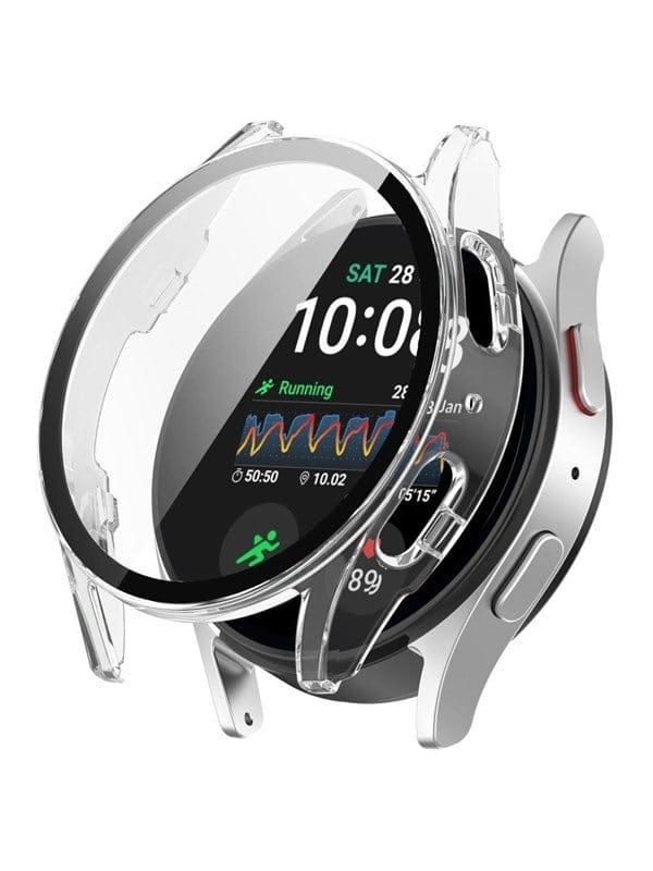 Tech-Protect Defense360 Case for Samsung Galaxy Watch 7 (44mm) - Clear