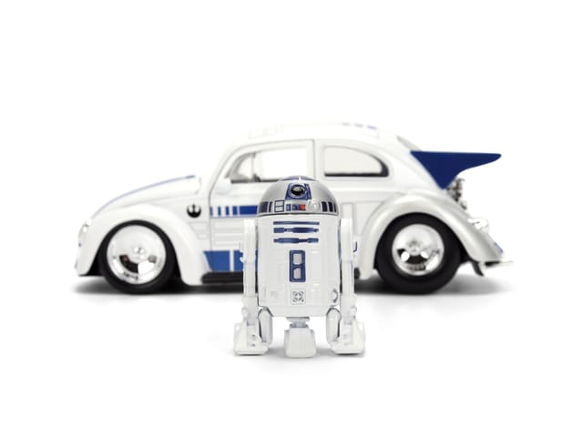 Jada Toys Star Wars R2D2 1959 VW Drag Beetle 1:24