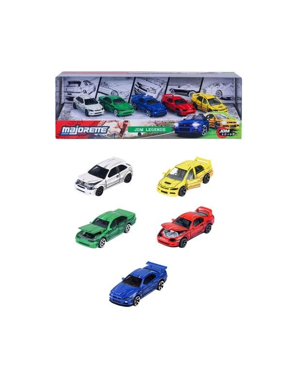 Majorette JDM Legends Anime 5 Pieces Giftpack