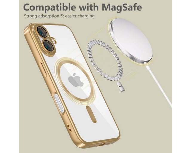 Tech-Protect MagFlex MagSafe Case for iPhone 16 - Gold