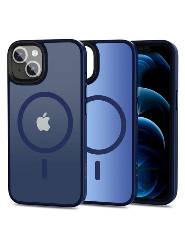 Tech-Protect MagMat MagSafe Case for iPhone 13 - Navy Matte