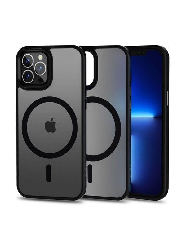 Tech-Protect MagMat MagSafe Case for iPhone 12 Pro Max - Matte Black