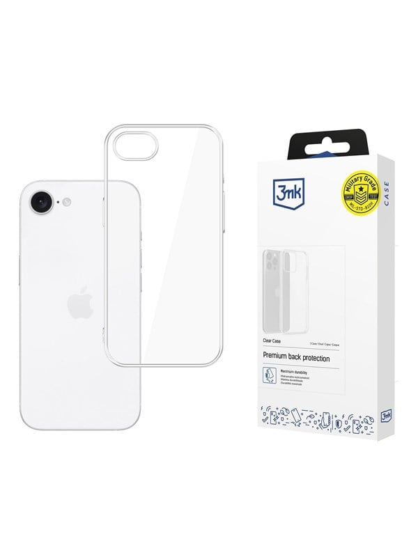 3mk Clear Case for iPhone SE 4 - transparent