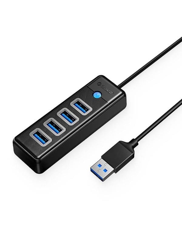 ORICO Hub Orico PW4U-U3 USB-A / 4x USB-A 3.0 - black USB-Hubs - USB 3.0 - 4 - Schwarz