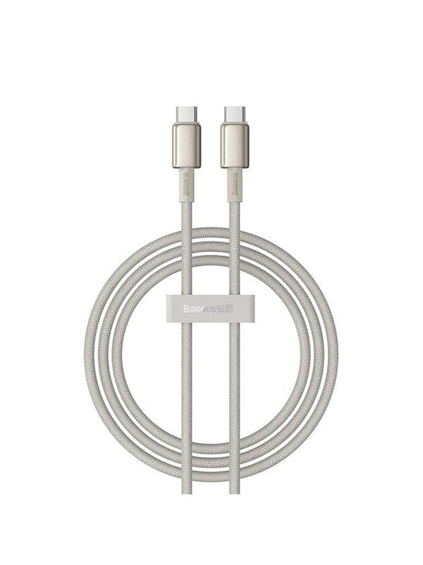 Baseus Tungsten Gold USB-C to USB-C Cable 100W 1m (gold)