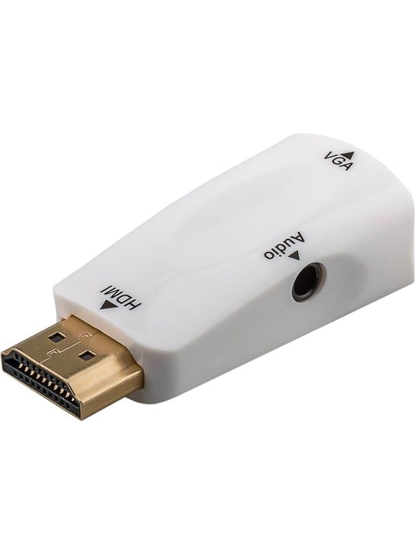Pro Compact HDMI/VGA adapter incl. audio gold-plated