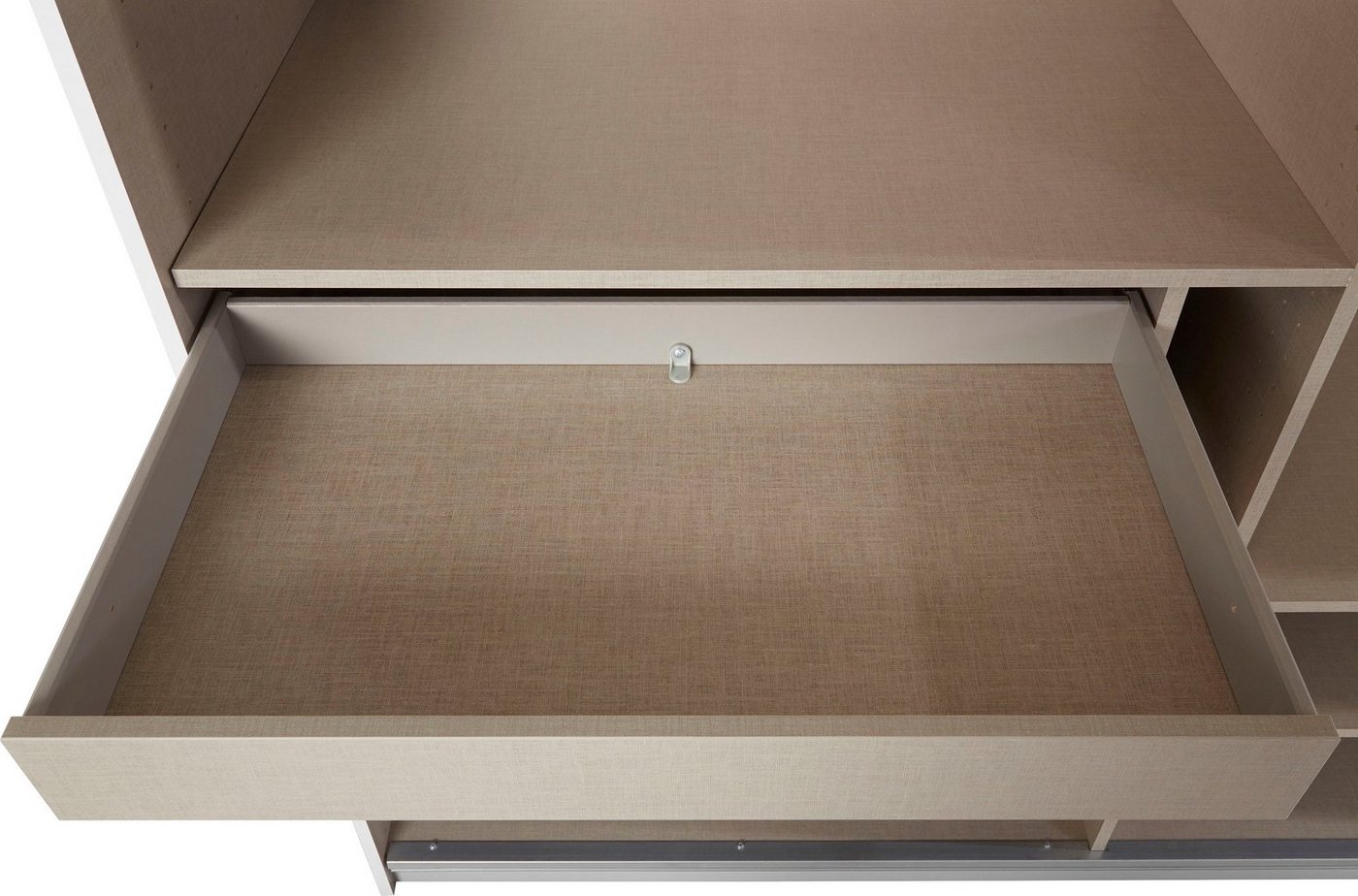 rauch Schwebetürenschrank Kleiderschrank Schrank Garderobe Schlafzimmerschrank Ankleide KEPAN (optional mit Beleuchtung, Breiten: 211-368 cm, Höhen 213/233 cm) inkl. Schubladeneinsatz und Passepartout MADE IN GERMANY Bild 3