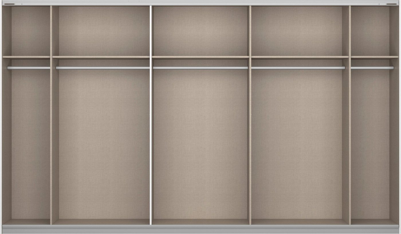 rauch Schwebetürenschrank Kleiderschrank Schrank Garderobe Wäscheschrank Ankleide MALIBU (in 5 Breiten, Höhe 210 cm) mit großflächigen Türen, großzügiger Stauraum MADE IN GERMANY Bild 2