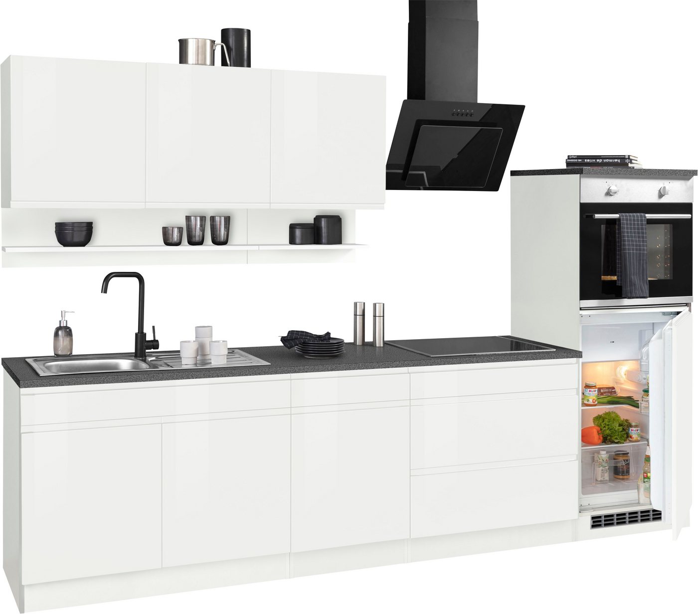 KOCHSTATION Küchenzeile KS-Virginia,neu in verbesserter Ausführung, Breite 290 cm, Soft-Close, wahlweise mit Induktionskochfeld Bild 5