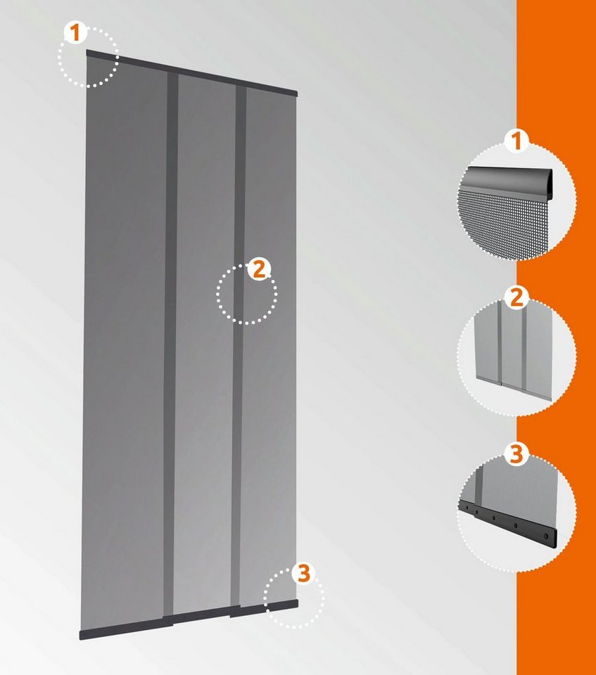 Windhager Insektenschutz-Vorhang EASY, BxH: 95x220 cm Bild 5