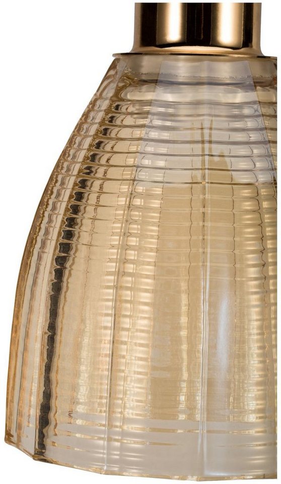Pauleen Pendelleuchte Gleaming Gold, ohne Leuchtmittel, E27, Glas Bild 4
