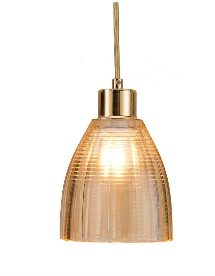 Pauleen Pendelleuchte Gleaming Gold, ohne Leuchtmittel, E27, Glas Bild 5