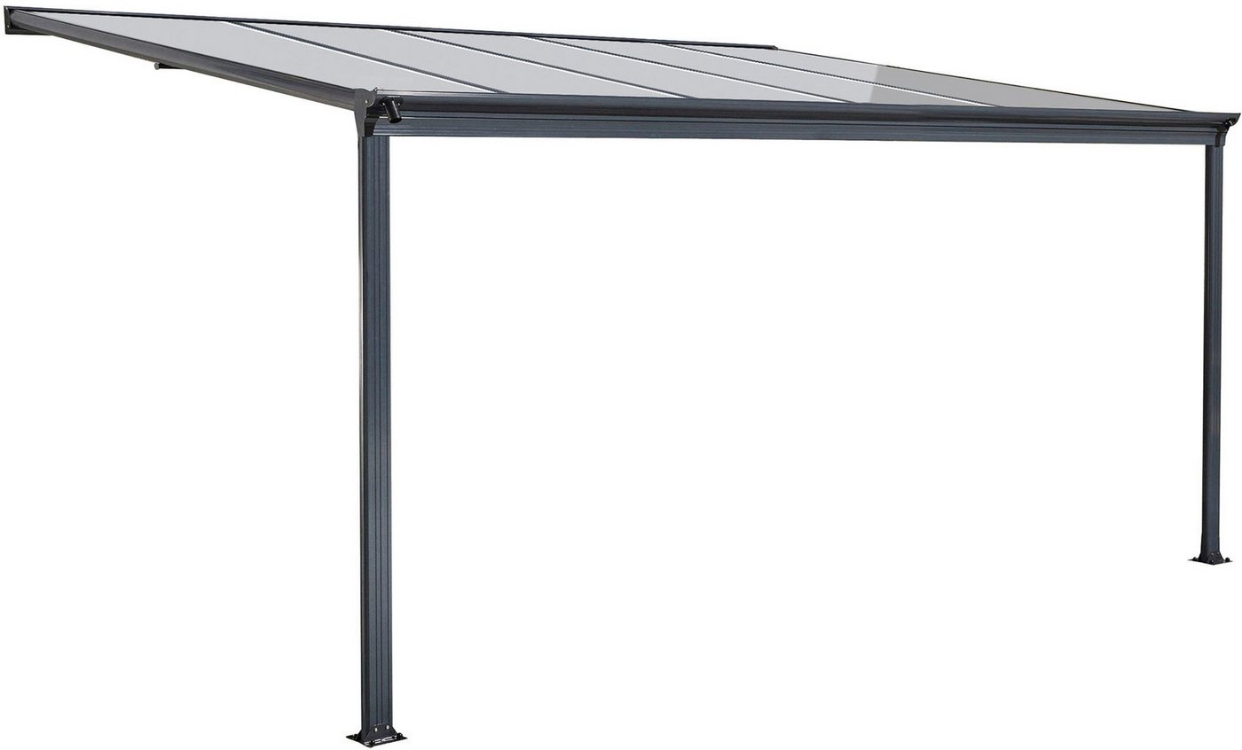 KONIFERA Terrassendach Barcelona, BxT: 312x303 cm, Bedachung Doppelstegplatten, in verschiedenen Größen Bild 2